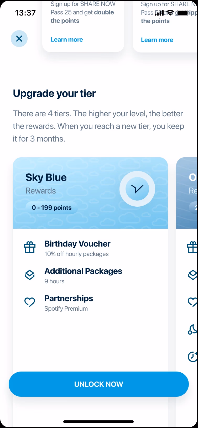 Teaser page — screen 2